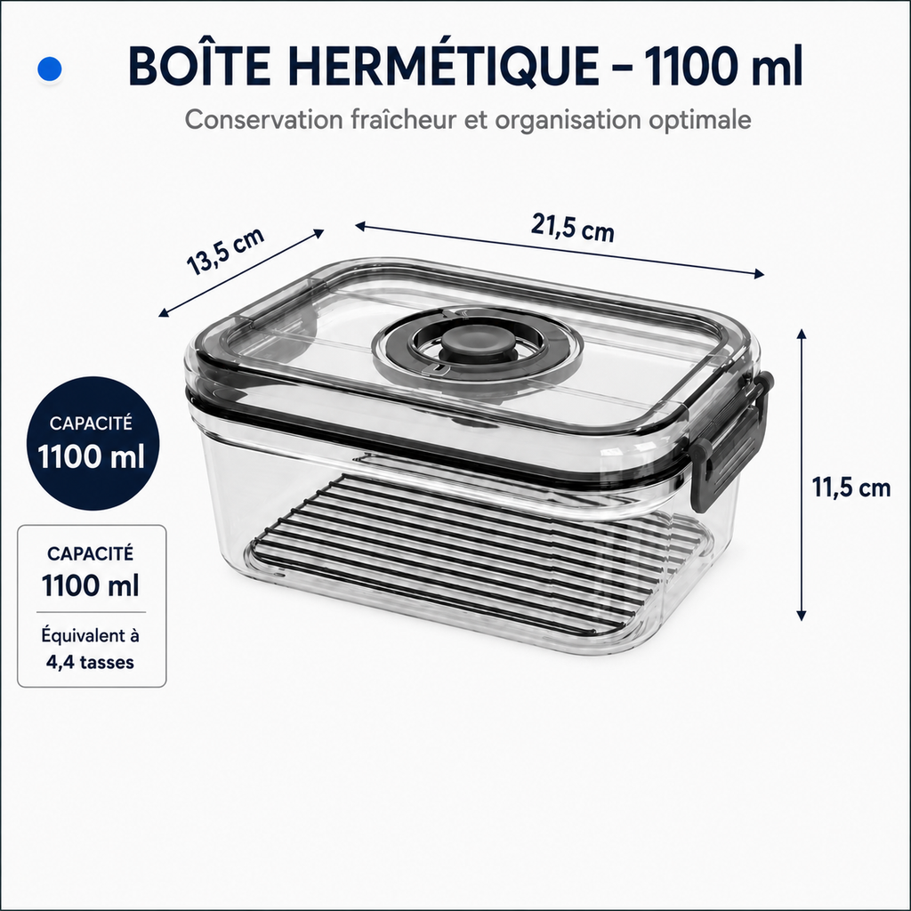 EcoRégal ! Boite fraicheur anti gaspillage