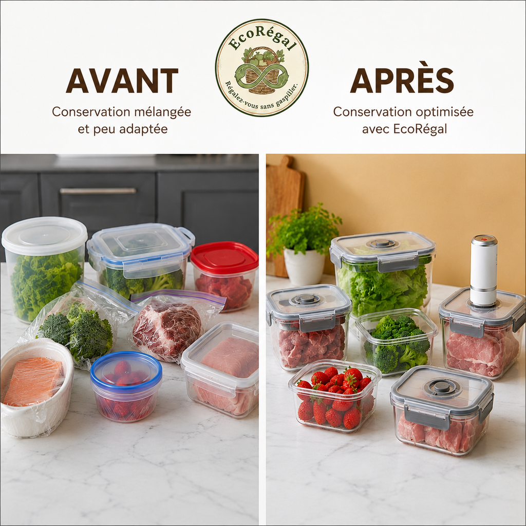 EcoRégal ! Boite fraicheur anti gaspillage